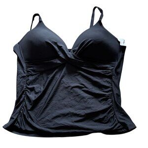 Swim Top Black Size XXL (20) NWOT